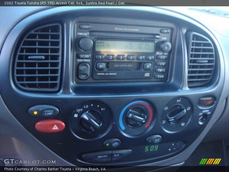 Sunfire Red Pearl / Oak 2002 Toyota Tundra SR5 TRD Access Cab 4x4