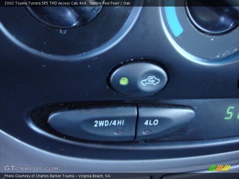 Sunfire Red Pearl / Oak 2002 Toyota Tundra SR5 TRD Access Cab 4x4