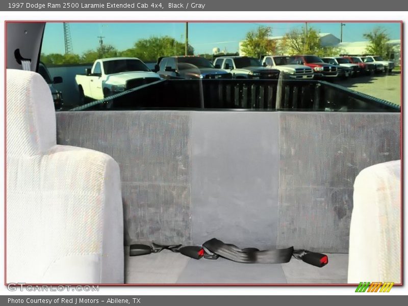 Black / Gray 1997 Dodge Ram 2500 Laramie Extended Cab 4x4