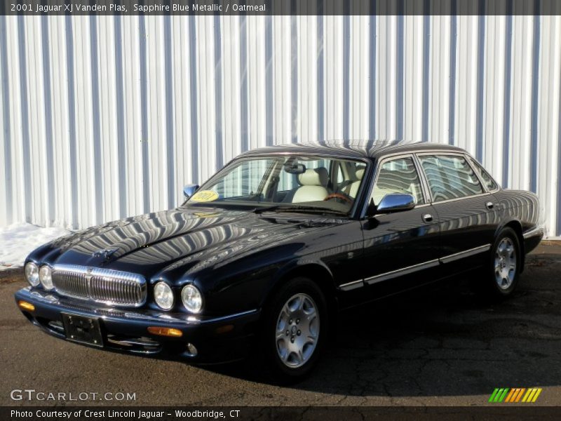 Sapphire Blue Metallic / Oatmeal 2001 Jaguar XJ Vanden Plas