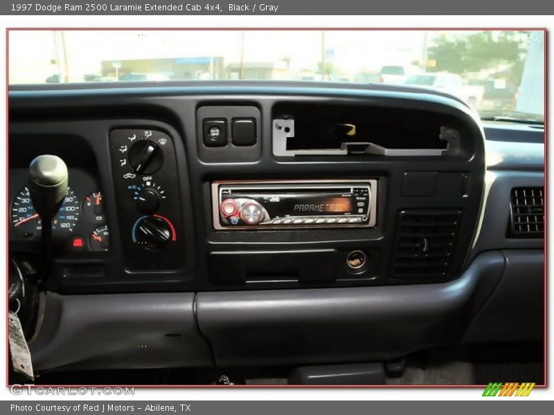 Black / Gray 1997 Dodge Ram 2500 Laramie Extended Cab 4x4