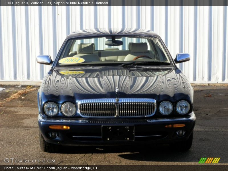 Sapphire Blue Metallic / Oatmeal 2001 Jaguar XJ Vanden Plas