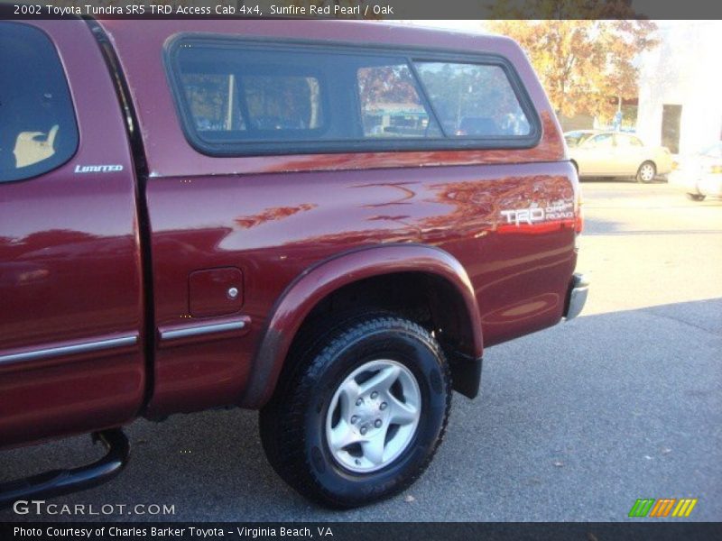 Sunfire Red Pearl / Oak 2002 Toyota Tundra SR5 TRD Access Cab 4x4