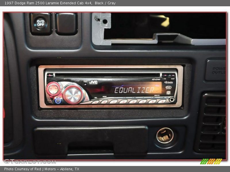 Black / Gray 1997 Dodge Ram 2500 Laramie Extended Cab 4x4