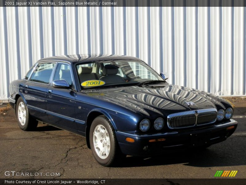 Sapphire Blue Metallic / Oatmeal 2001 Jaguar XJ Vanden Plas