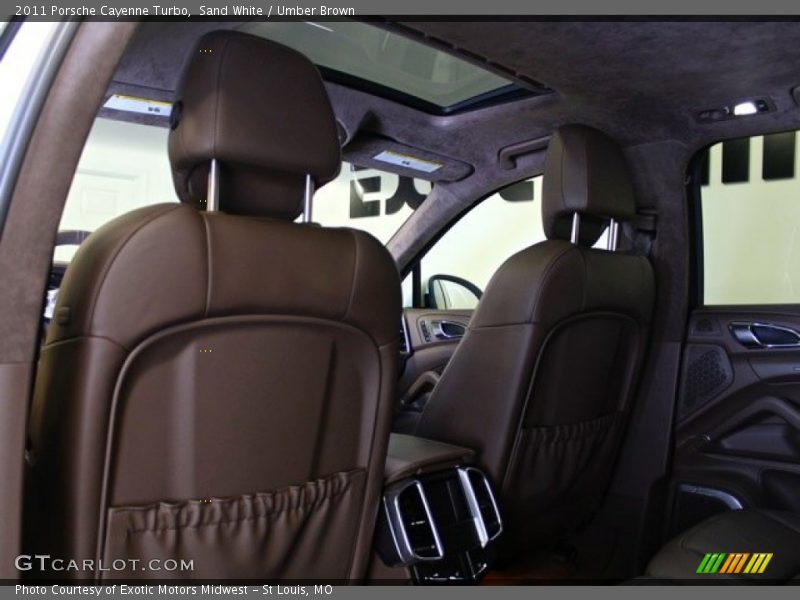  2011 Cayenne Turbo Umber Brown Interior
