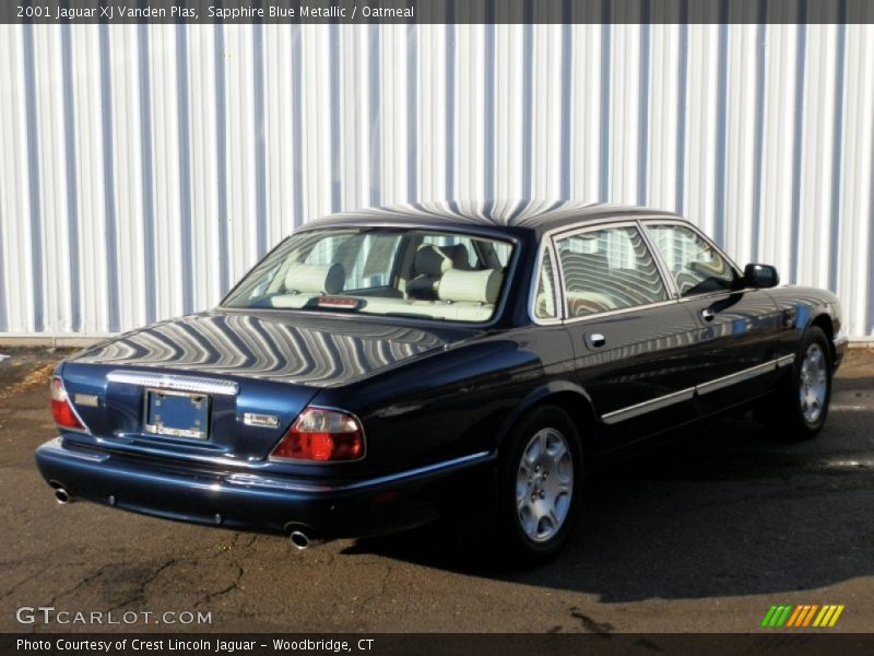 Sapphire Blue Metallic / Oatmeal 2001 Jaguar XJ Vanden Plas