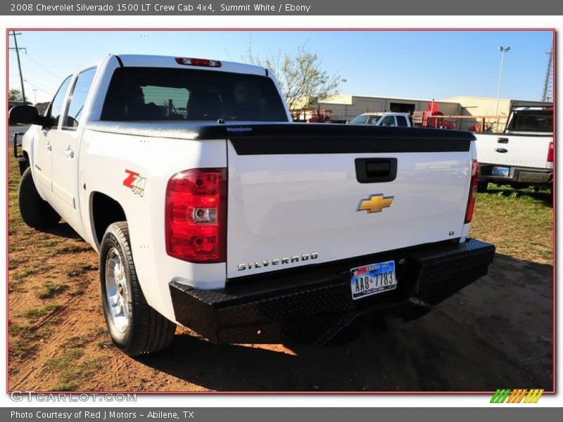 Summit White / Ebony 2008 Chevrolet Silverado 1500 LT Crew Cab 4x4