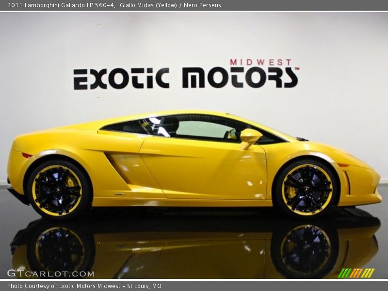 Giallo Midas (Yellow) / Nero Perseus 2011 Lamborghini Gallardo LP 560-4