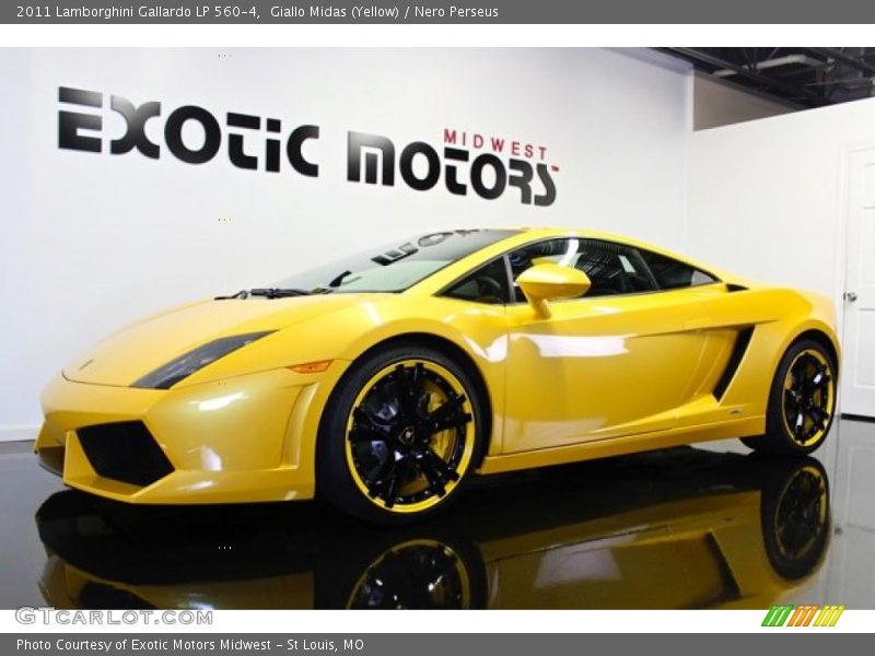 Giallo Midas (Yellow) / Nero Perseus 2011 Lamborghini Gallardo LP 560-4