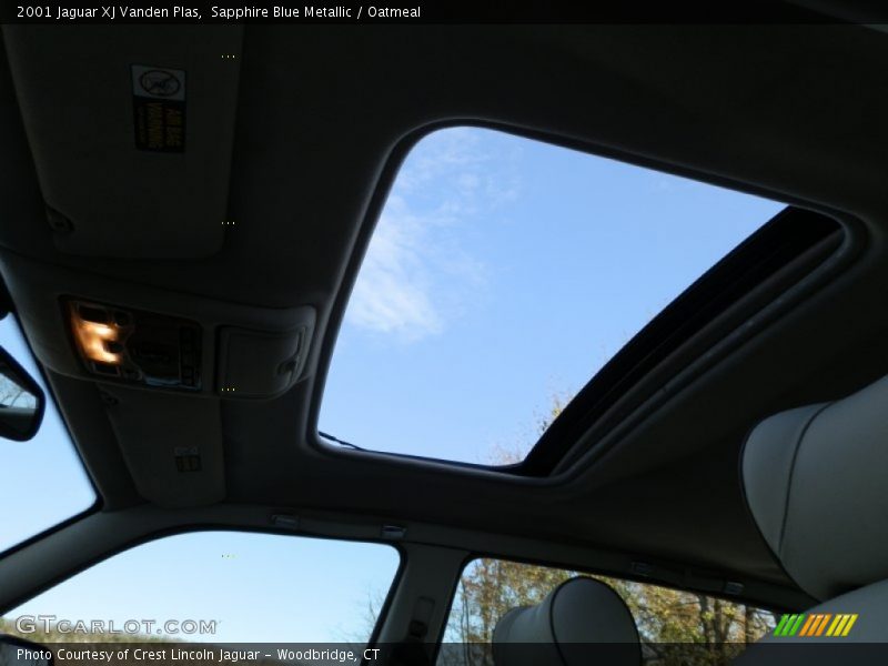 Sapphire Blue Metallic / Oatmeal 2001 Jaguar XJ Vanden Plas