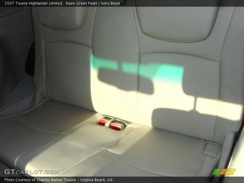 Oasis Green Pearl / Ivory Beige 2007 Toyota Highlander Limited