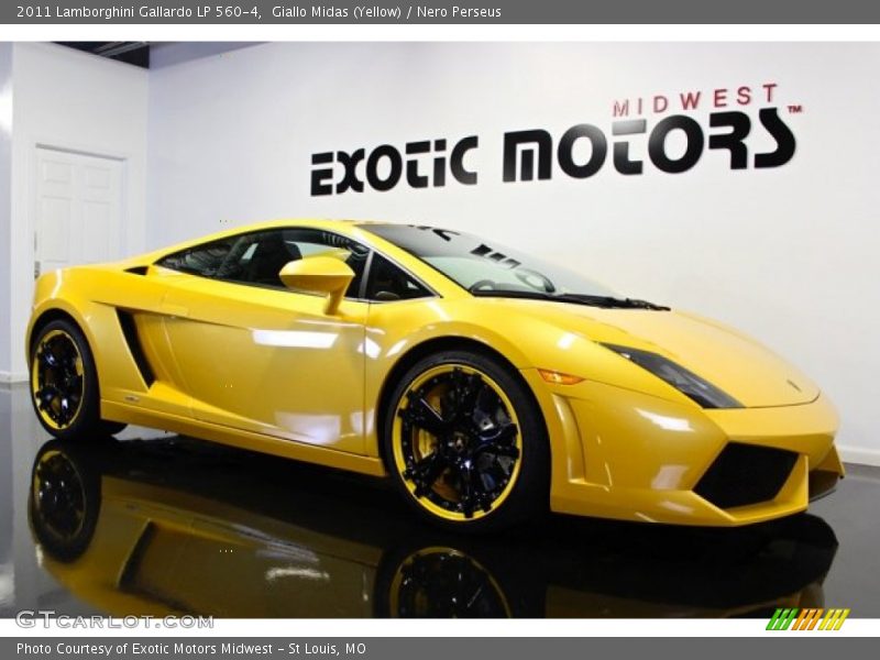 Giallo Midas (Yellow) / Nero Perseus 2011 Lamborghini Gallardo LP 560-4