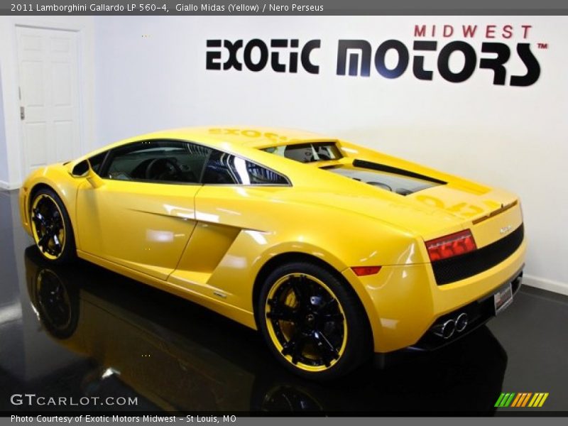 Giallo Midas (Yellow) / Nero Perseus 2011 Lamborghini Gallardo LP 560-4