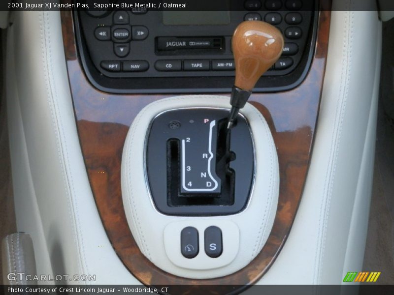 Sapphire Blue Metallic / Oatmeal 2001 Jaguar XJ Vanden Plas
