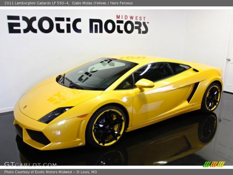 Giallo Midas (Yellow) / Nero Perseus 2011 Lamborghini Gallardo LP 560-4