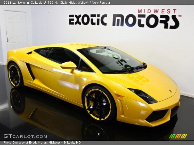 Giallo Midas (Yellow) / Nero Perseus 2011 Lamborghini Gallardo LP 560-4