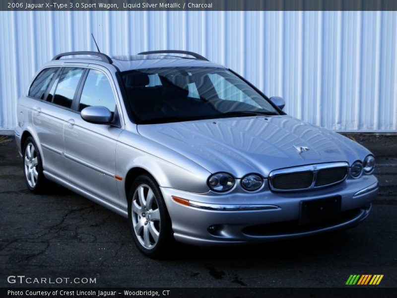 Liquid Silver Metallic / Charcoal 2006 Jaguar X-Type 3.0 Sport Wagon
