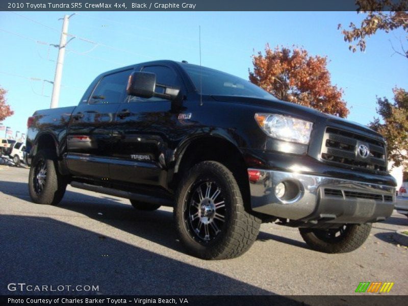 Black / Graphite Gray 2010 Toyota Tundra SR5 CrewMax 4x4