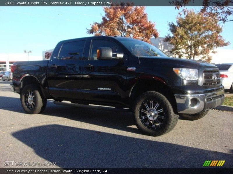 Black / Graphite Gray 2010 Toyota Tundra SR5 CrewMax 4x4