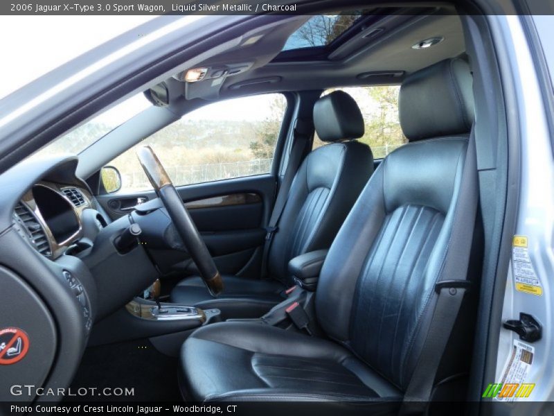 Liquid Silver Metallic / Charcoal 2006 Jaguar X-Type 3.0 Sport Wagon
