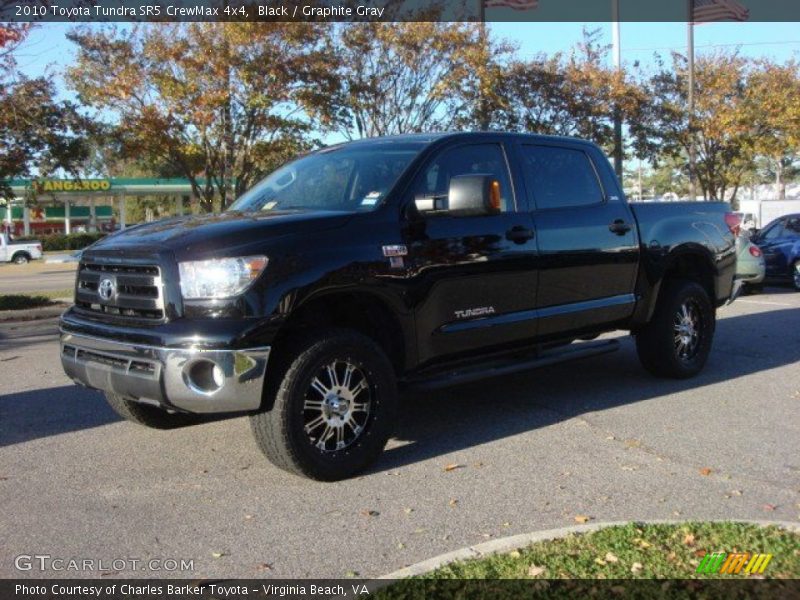 Black / Graphite Gray 2010 Toyota Tundra SR5 CrewMax 4x4