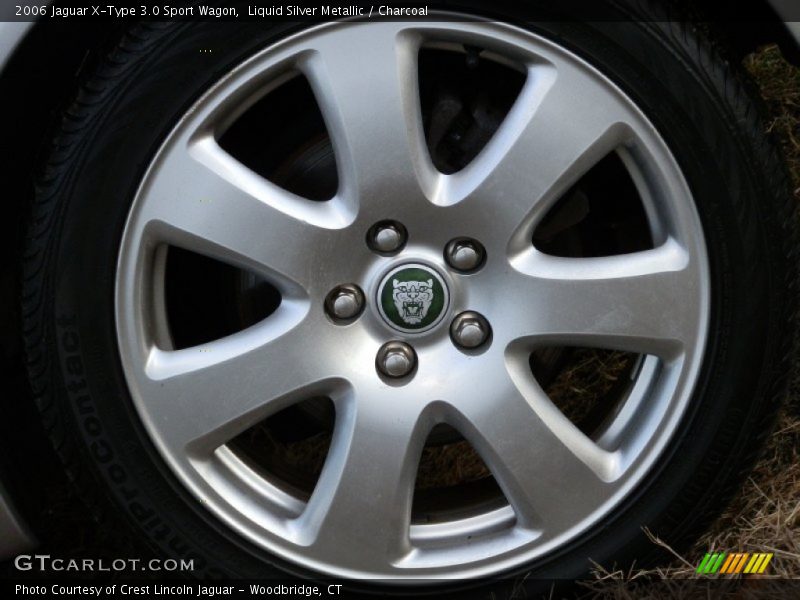 Liquid Silver Metallic / Charcoal 2006 Jaguar X-Type 3.0 Sport Wagon
