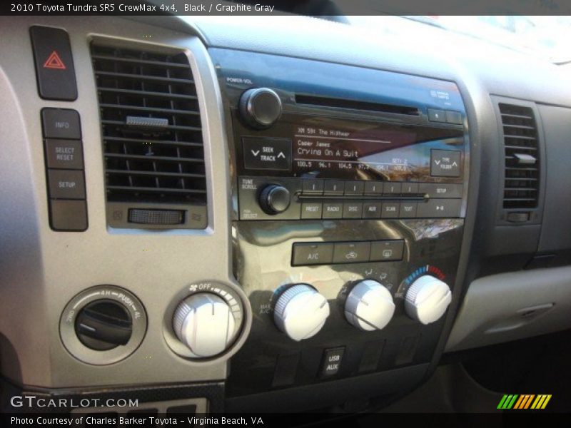 Black / Graphite Gray 2010 Toyota Tundra SR5 CrewMax 4x4