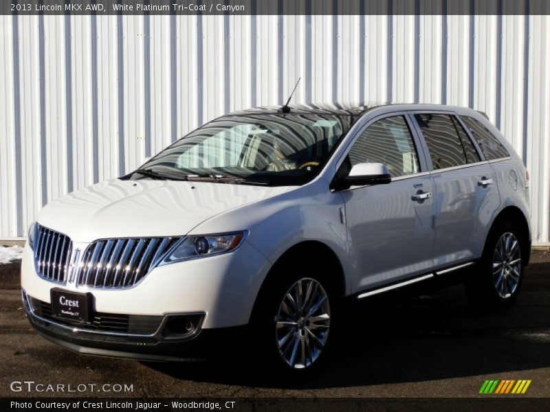 White Platinum Tri-Coat / Canyon 2013 Lincoln MKX AWD