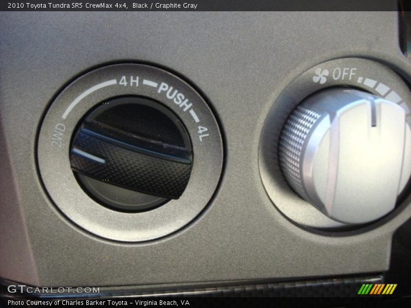 Black / Graphite Gray 2010 Toyota Tundra SR5 CrewMax 4x4