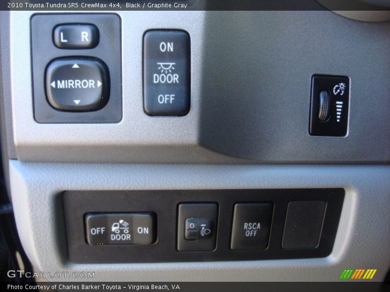Black / Graphite Gray 2010 Toyota Tundra SR5 CrewMax 4x4