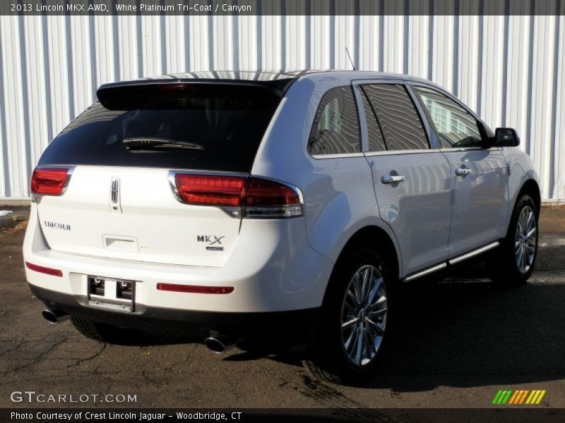 White Platinum Tri-Coat / Canyon 2013 Lincoln MKX AWD