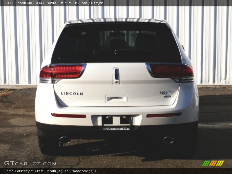 White Platinum Tri-Coat / Canyon 2013 Lincoln MKX AWD