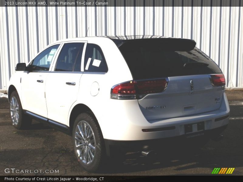 White Platinum Tri-Coat / Canyon 2013 Lincoln MKX AWD