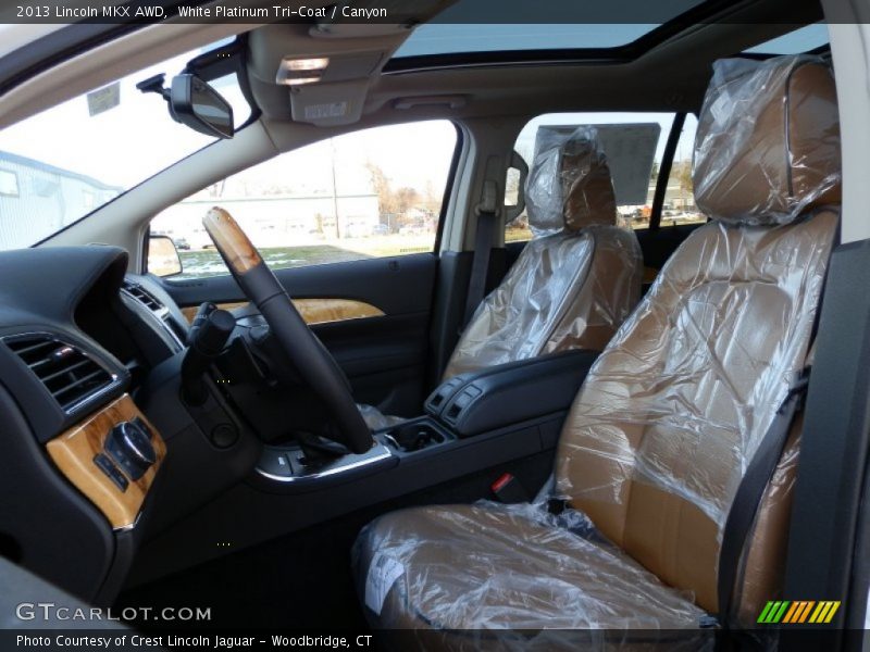 White Platinum Tri-Coat / Canyon 2013 Lincoln MKX AWD