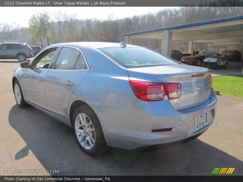 Silver Topaz Metallic / Jet Black/Titanium 2013 Chevrolet Malibu LT