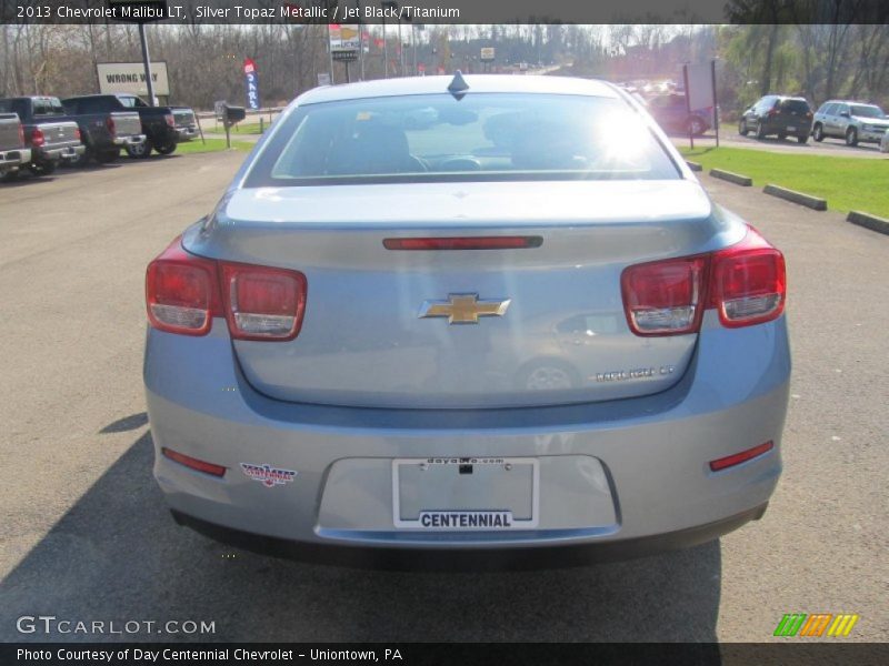 Silver Topaz Metallic / Jet Black/Titanium 2013 Chevrolet Malibu LT