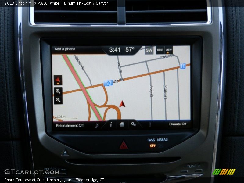 White Platinum Tri-Coat / Canyon 2013 Lincoln MKX AWD