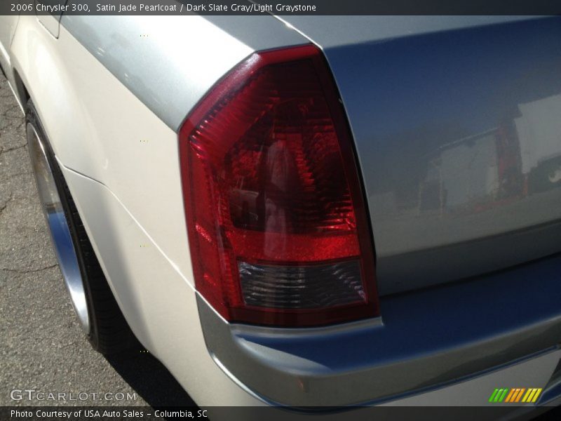 Satin Jade Pearlcoat / Dark Slate Gray/Light Graystone 2006 Chrysler 300