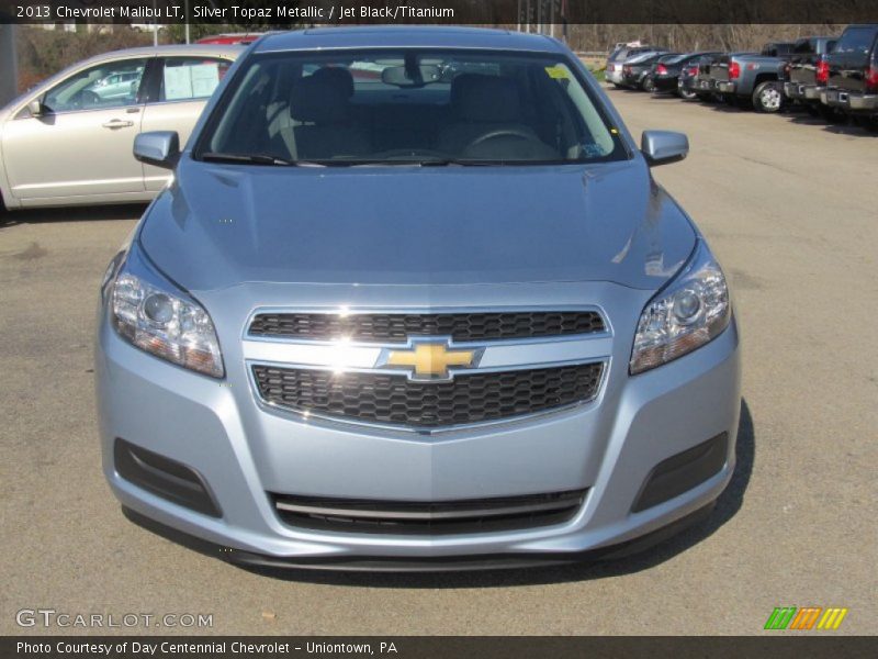 Silver Topaz Metallic / Jet Black/Titanium 2013 Chevrolet Malibu LT