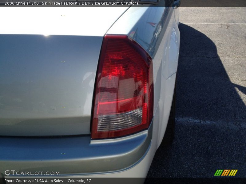 Satin Jade Pearlcoat / Dark Slate Gray/Light Graystone 2006 Chrysler 300