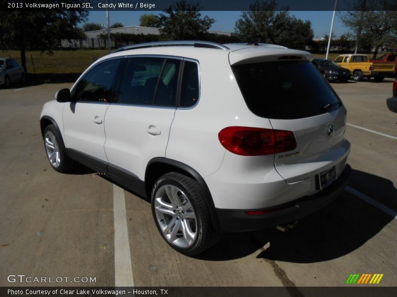 Candy White / Beige 2013 Volkswagen Tiguan SEL