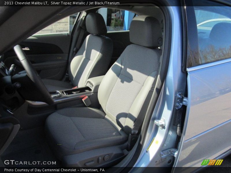 Silver Topaz Metallic / Jet Black/Titanium 2013 Chevrolet Malibu LT