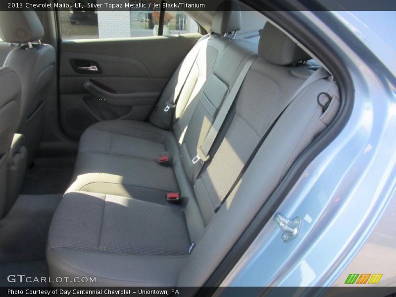 Silver Topaz Metallic / Jet Black/Titanium 2013 Chevrolet Malibu LT