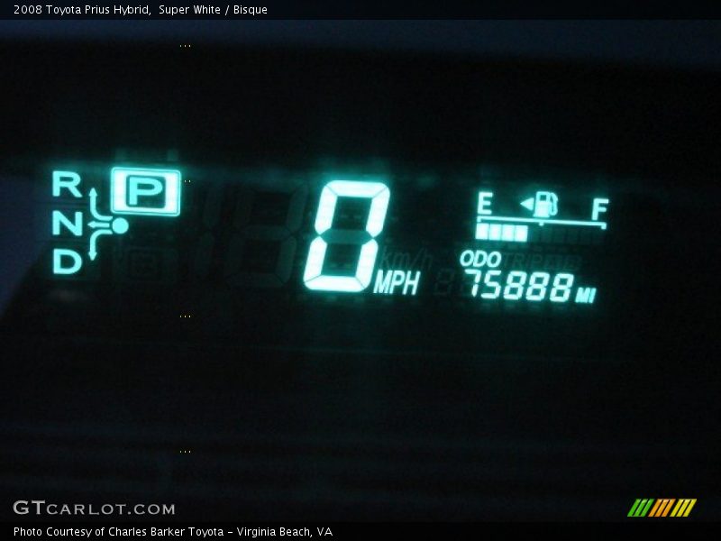 Super White / Bisque 2008 Toyota Prius Hybrid