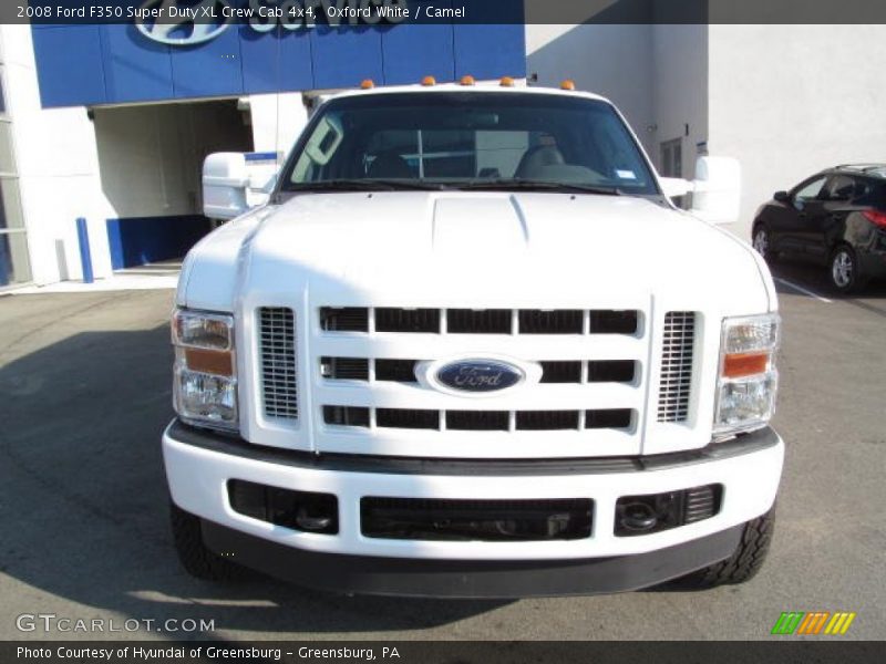 Oxford White / Camel 2008 Ford F350 Super Duty XL Crew Cab 4x4