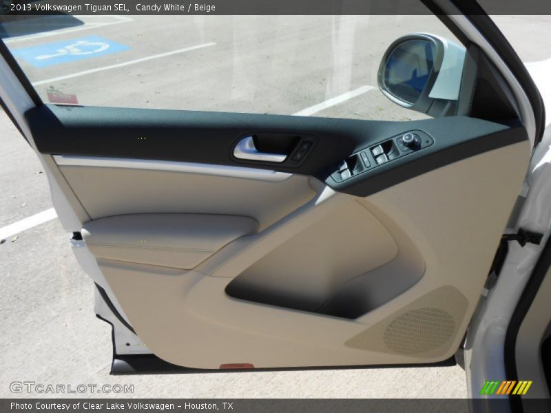Candy White / Beige 2013 Volkswagen Tiguan SEL