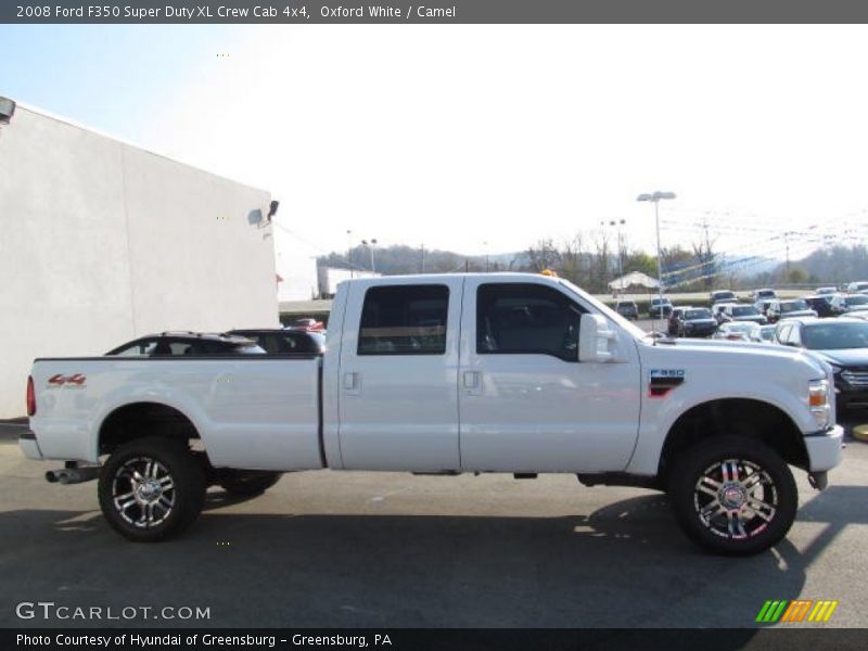 Oxford White / Camel 2008 Ford F350 Super Duty XL Crew Cab 4x4