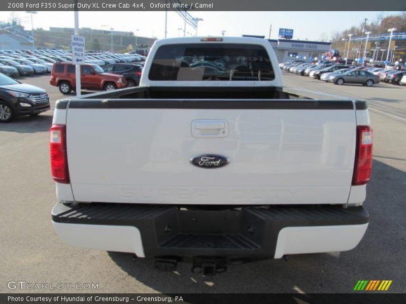 Oxford White / Camel 2008 Ford F350 Super Duty XL Crew Cab 4x4