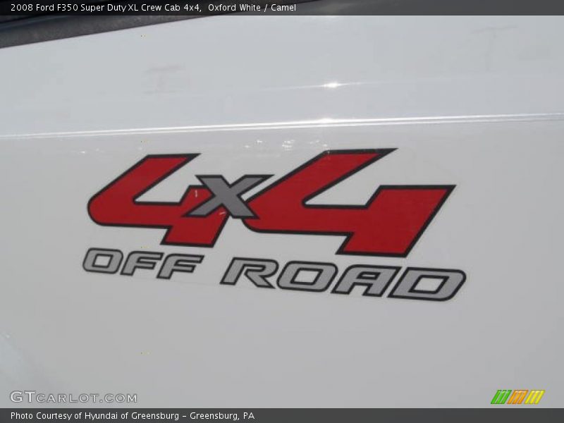 Oxford White / Camel 2008 Ford F350 Super Duty XL Crew Cab 4x4